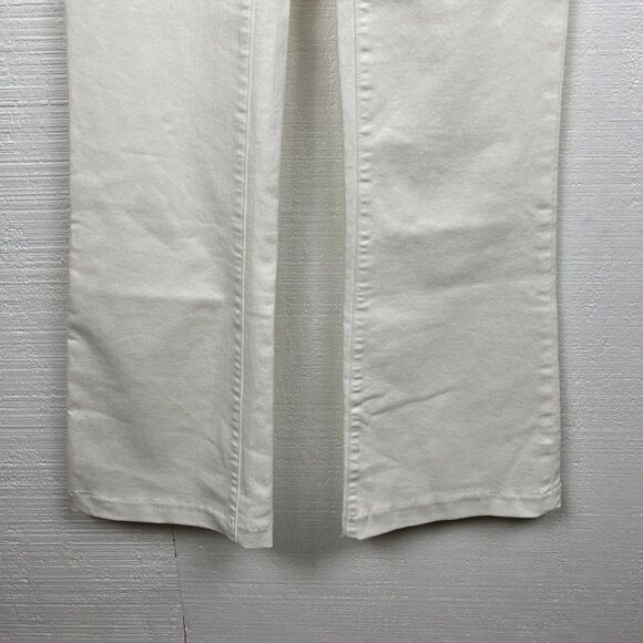 J Brand Tailored Flare Jeans 24 Womens New White Blanc High Rise Stretch - Picture 4 of 10